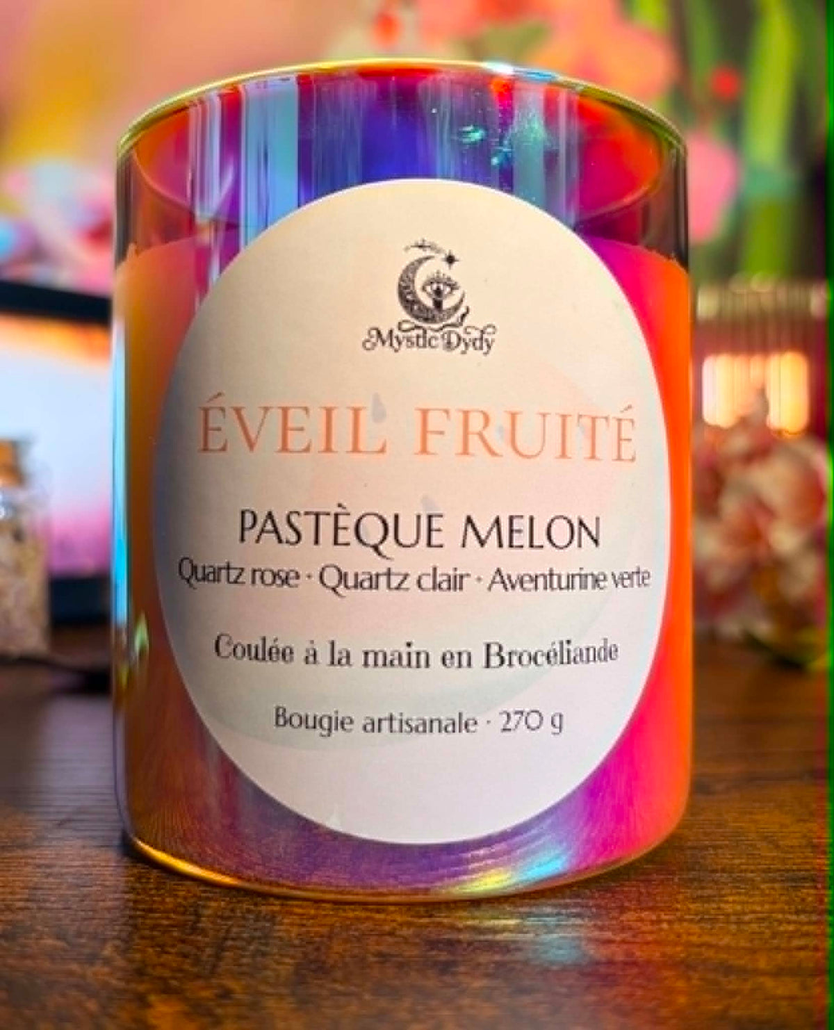 Bougie Eveil Fruité · Pastèque Melon - Mystic Dydy