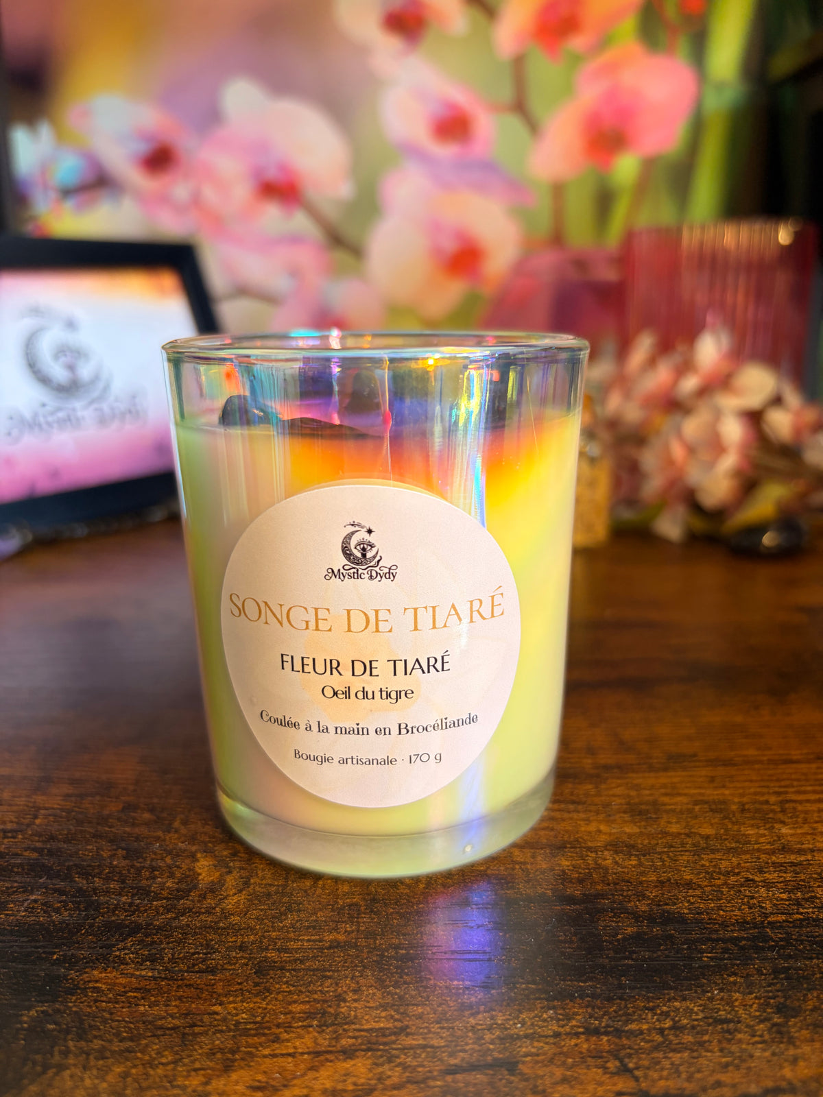 Bougie Songe de Tiaré • Fleur de Tiaré - Mystic Dydy