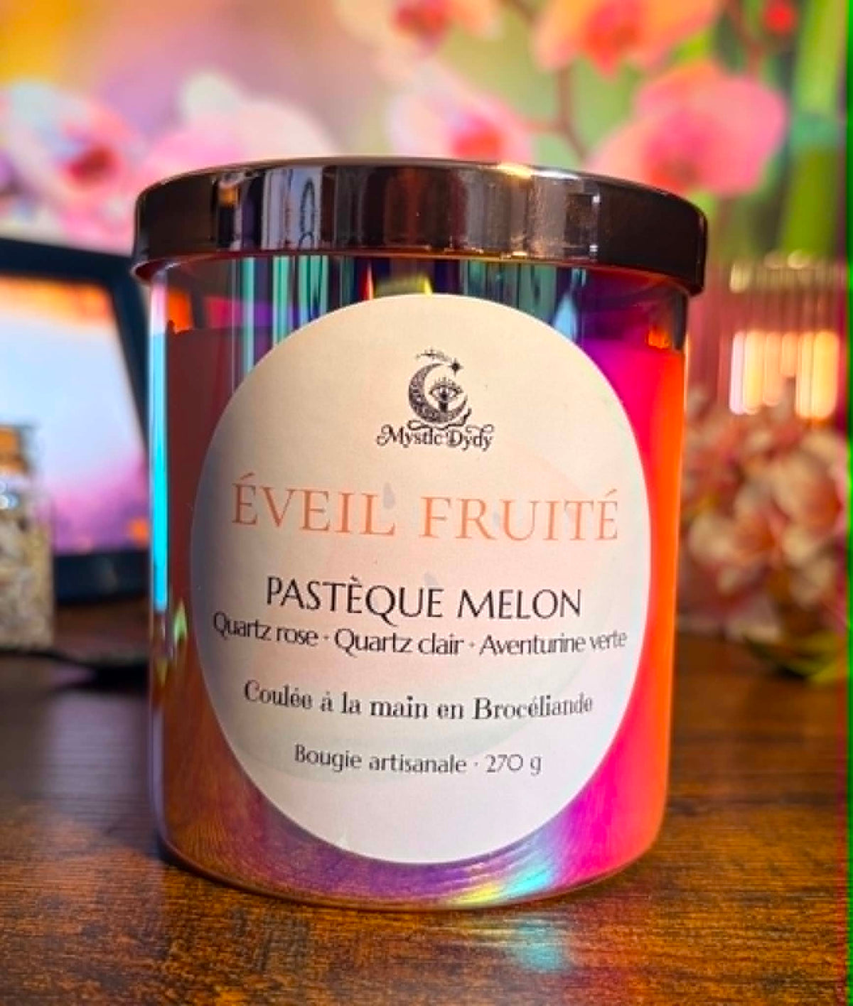 Bougie Eveil Fruité · Pastèque Melon - Mystic Dydy