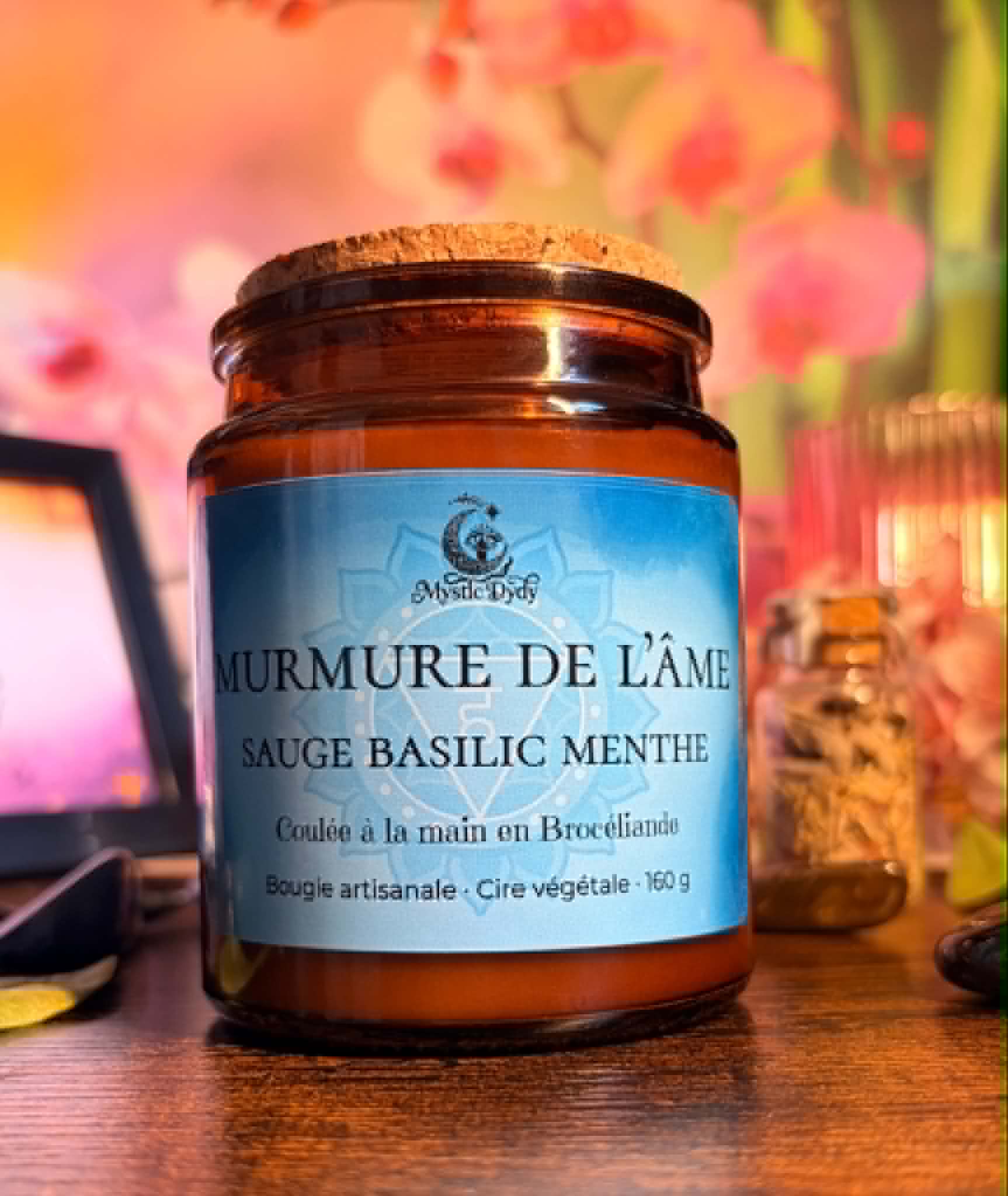 Bougie Murmure de l'Ame · Sauge Basilic Menthe