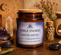 Bougie Voile Indigo • Bois de Santal • Chakra 3ème Œil - Mystic Dydy