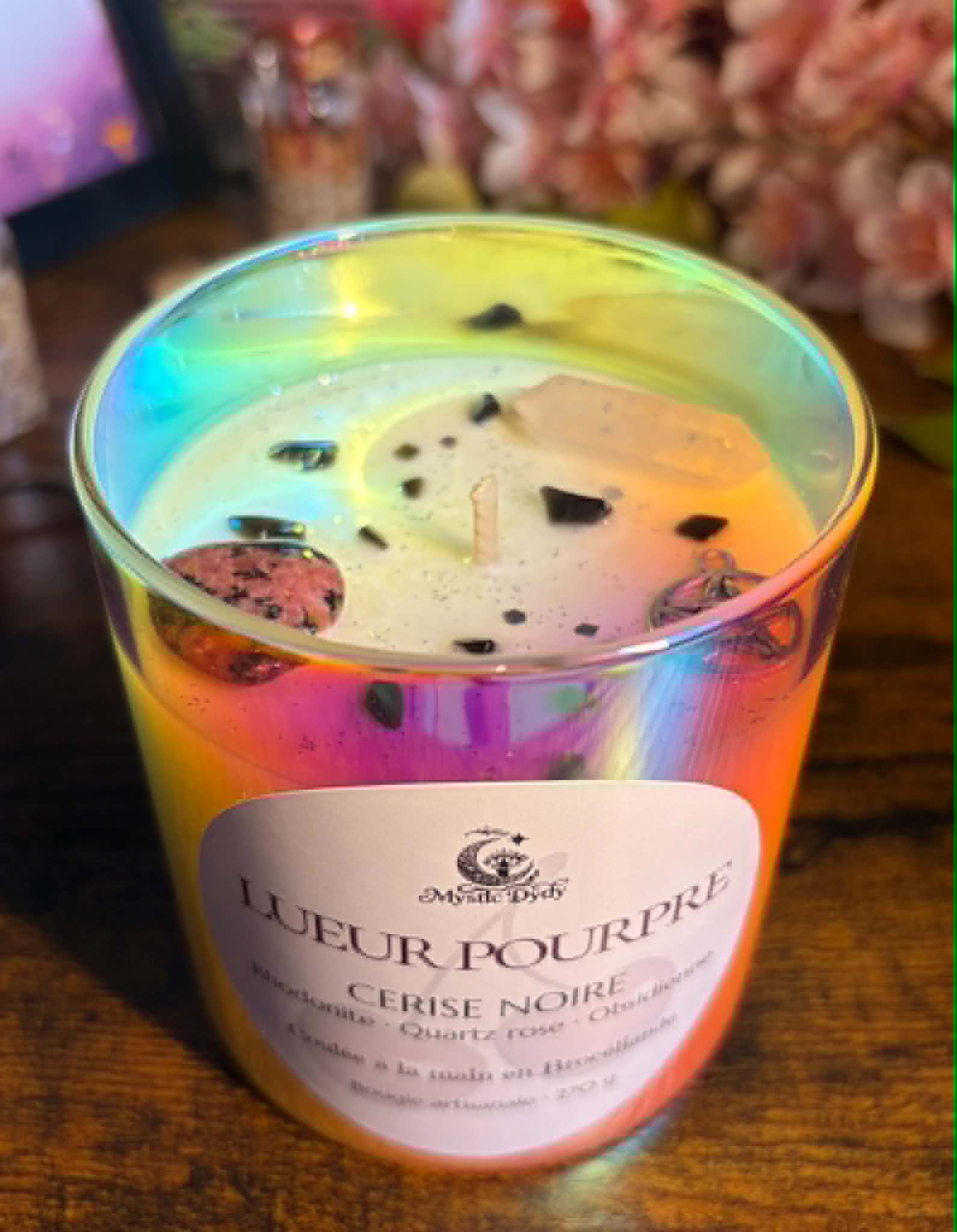 Bougie Lueur Pourpre · Cerise Noire - Mystic Dydy