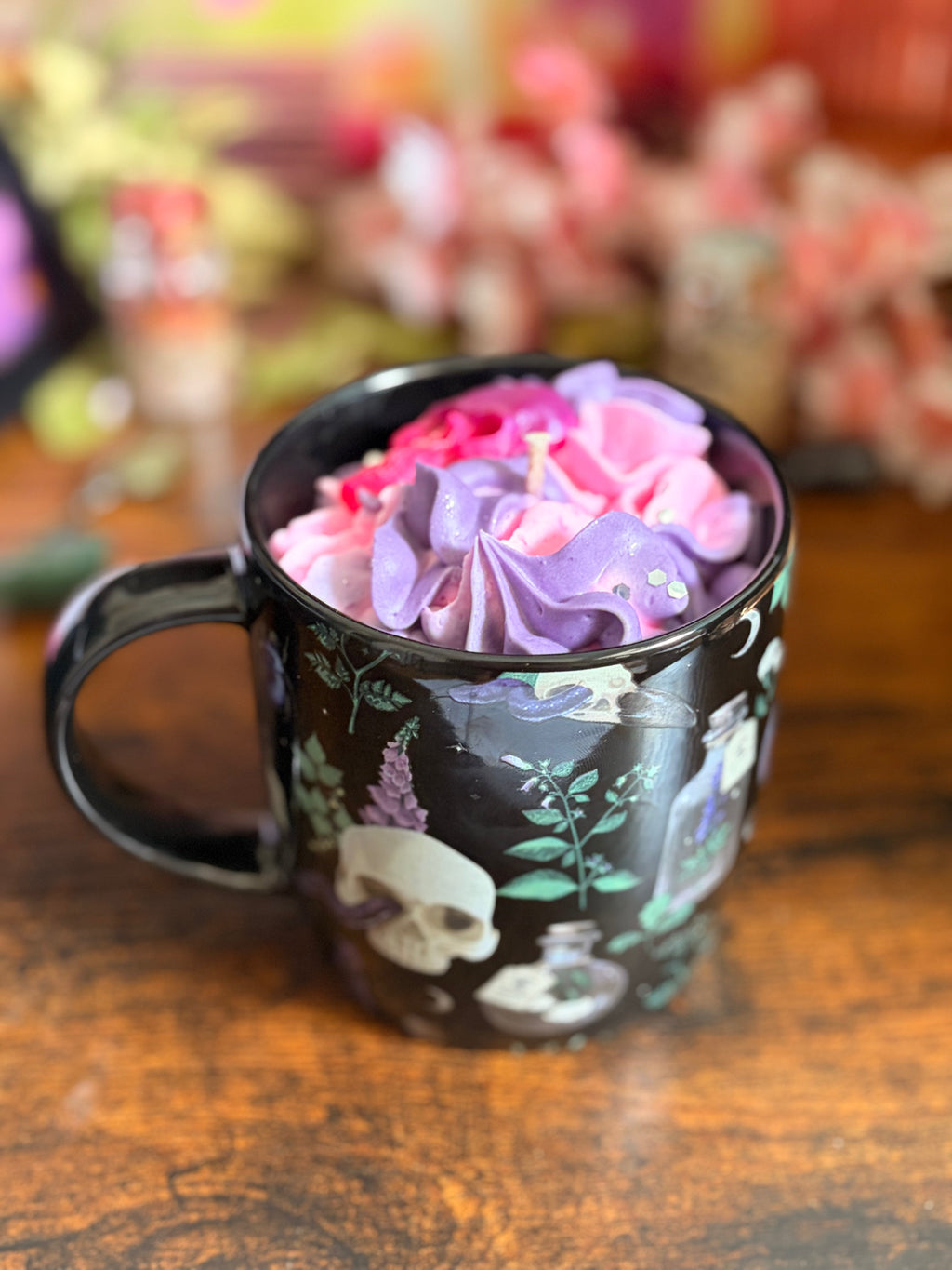 Bougie Mug Skully – Poudre de Perlimpinpin - Mystic Dydy