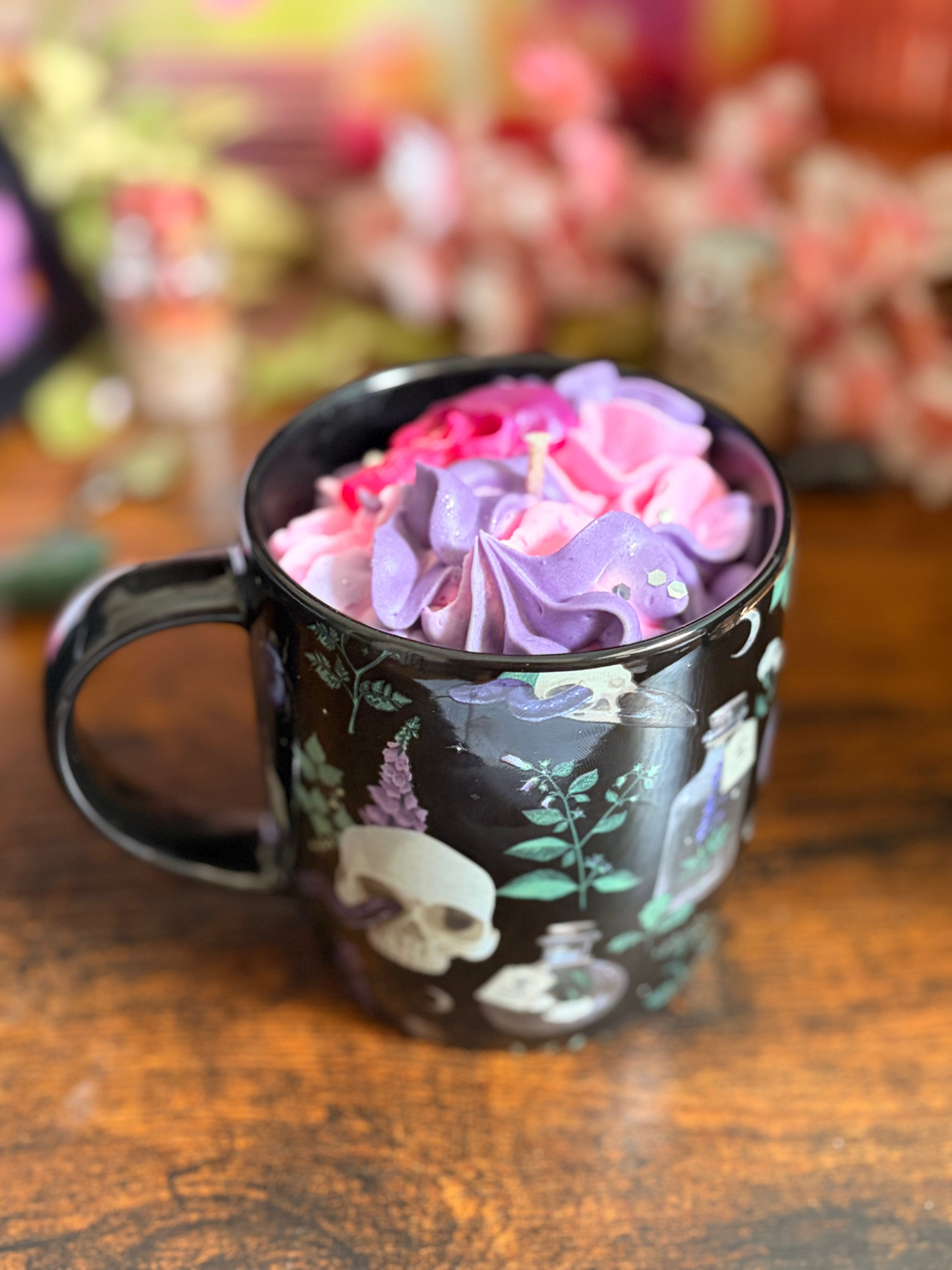 Bougie Mug Skully – Poudre de Perlimpinpin - Mystic Dydy