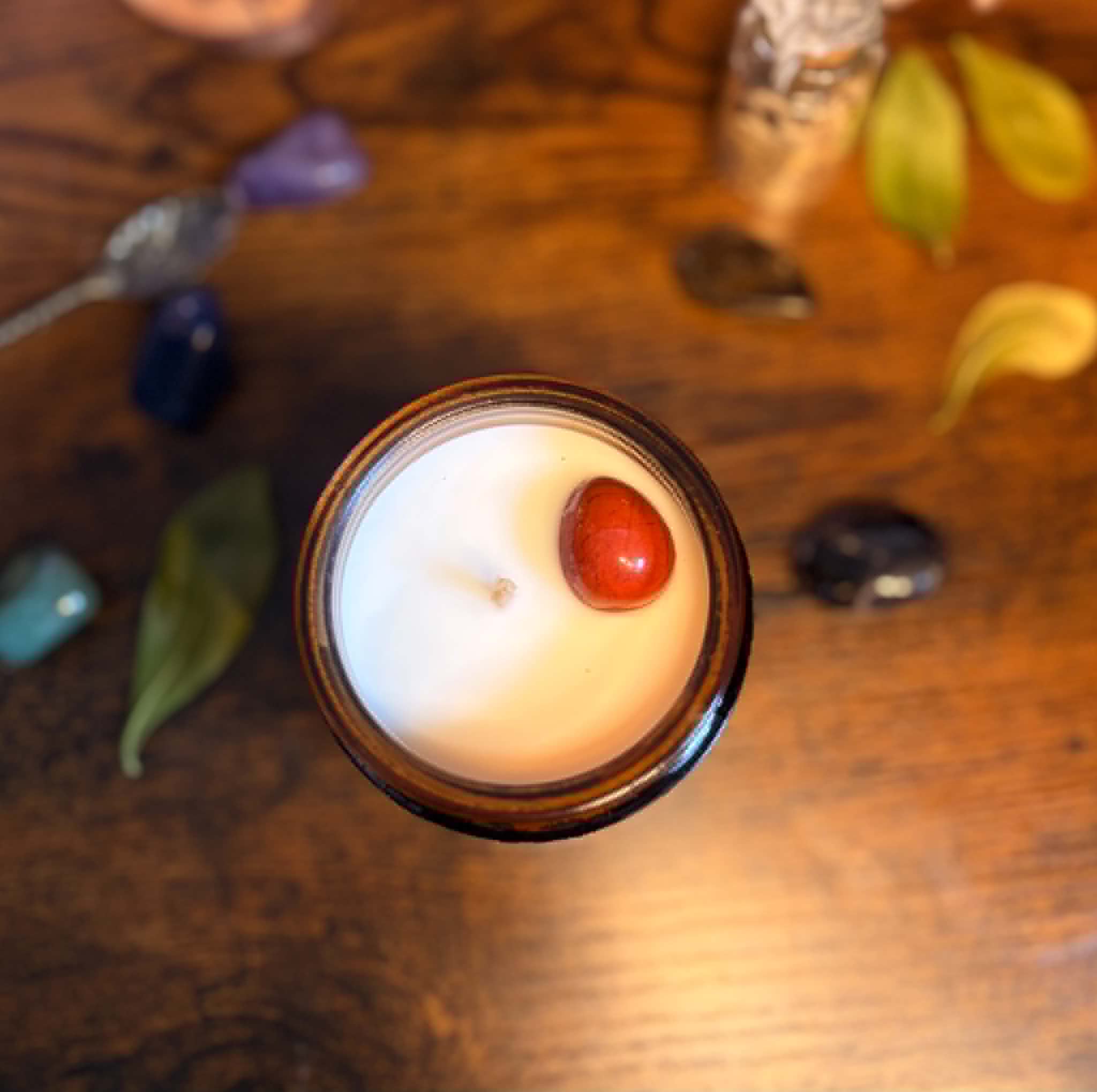 Bougie Élixir de Vie • Ambre • Chakra Sacré - Mystic Dydy