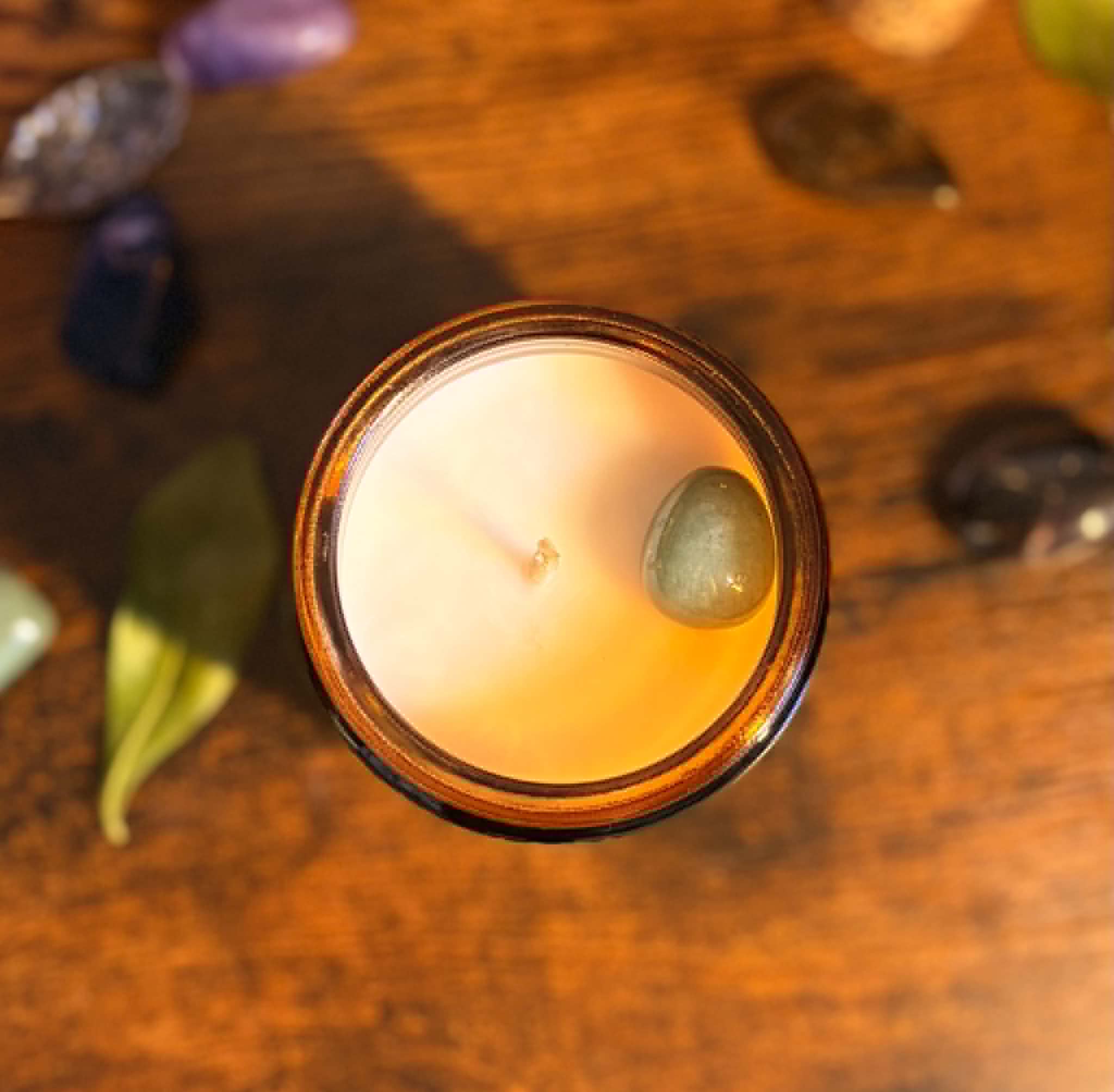 Bougie Baume de Vénus • Fleur de Coton • Chakra Cœur - Mystic Dydy