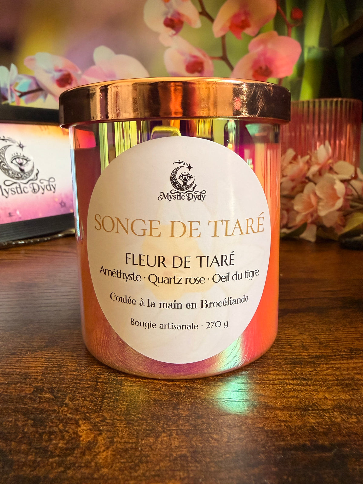 Bougie Songe de Tiaré • Fleur de Tiaré - Mystic Dydy