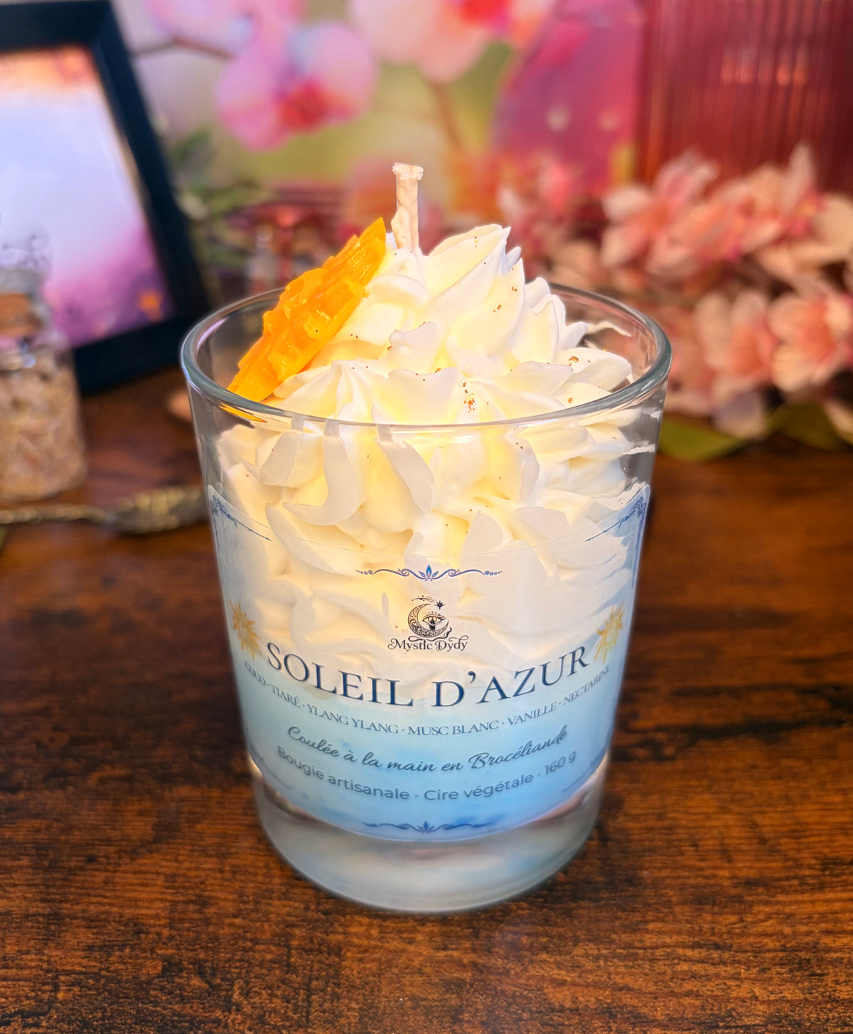 Bougie Chantilly • Soleil d'Azur - Mystic Dydy
