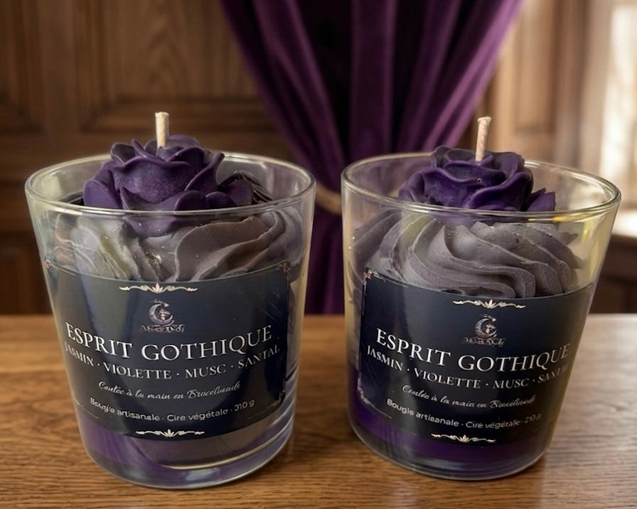 Bougie Chantilly • Esprit Gothique - Mystic Dydy