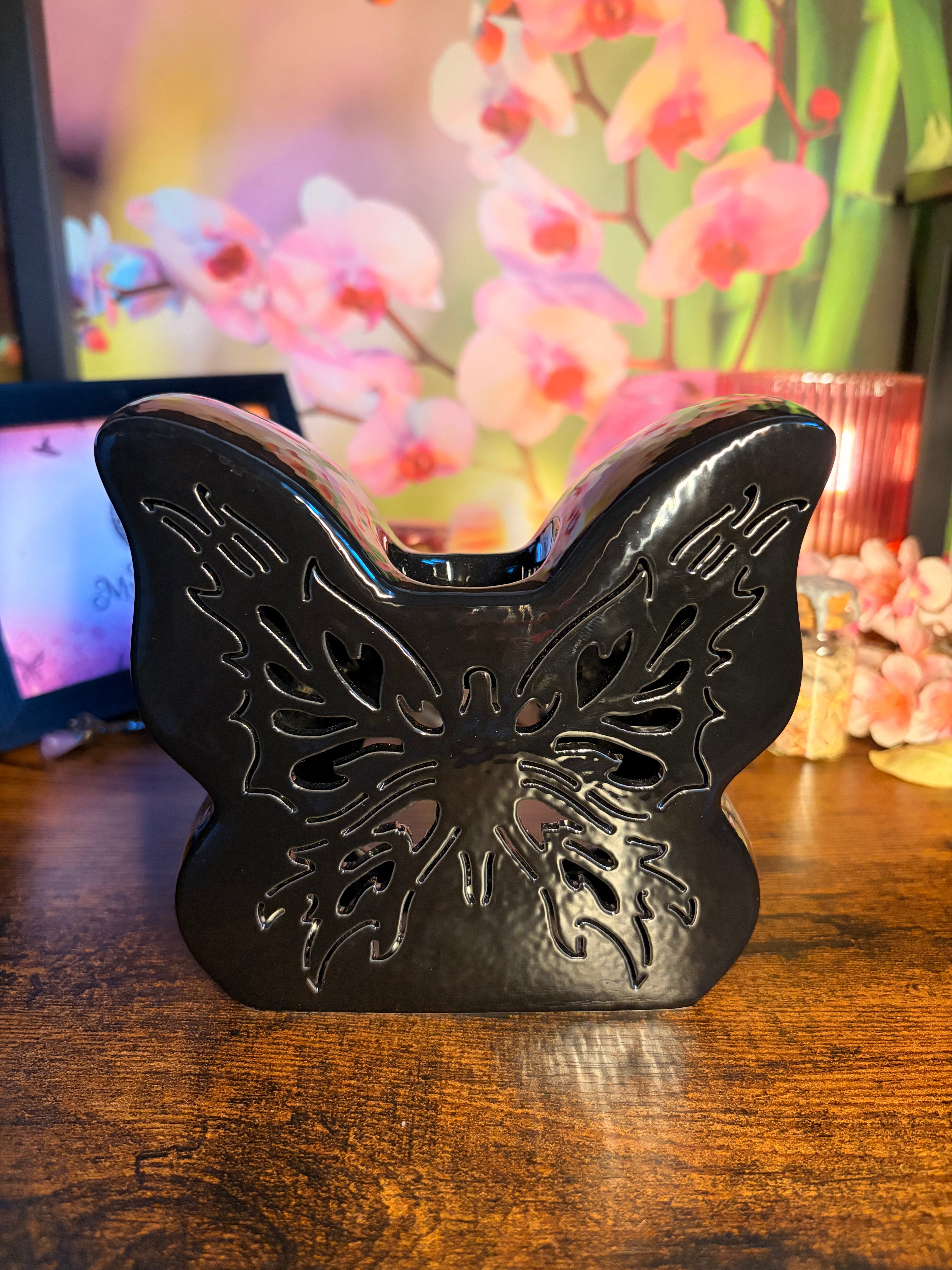 Brûle-parfum Papillon Noir - Mystic Dydy