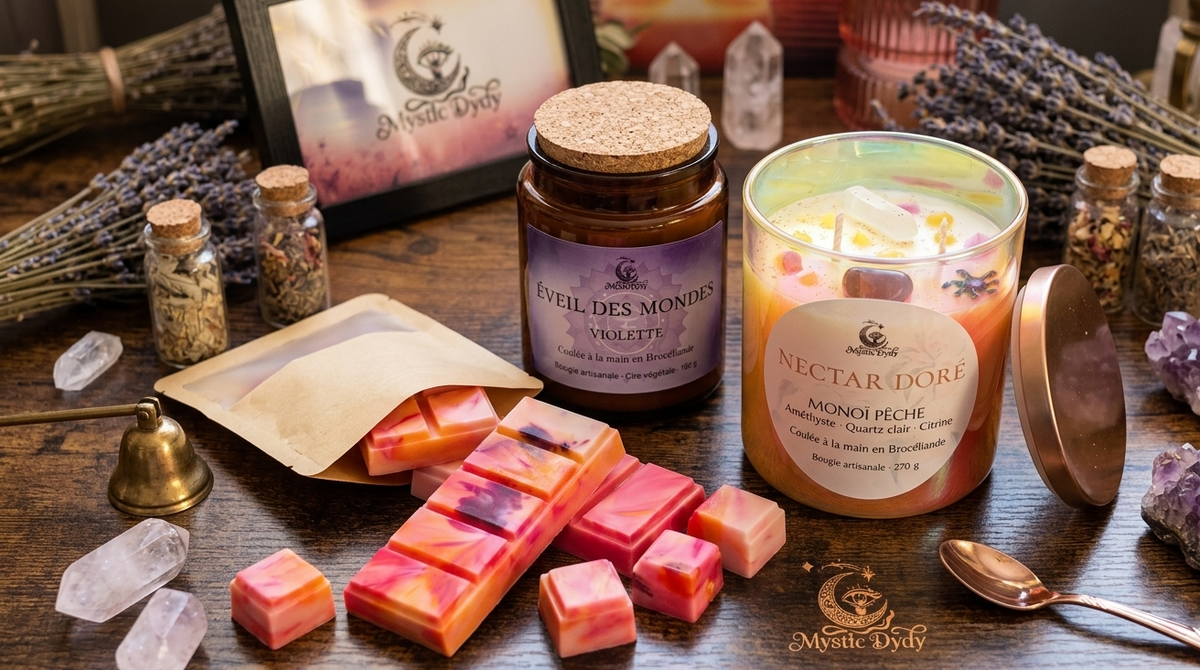 Bougie parfumée ésotérique