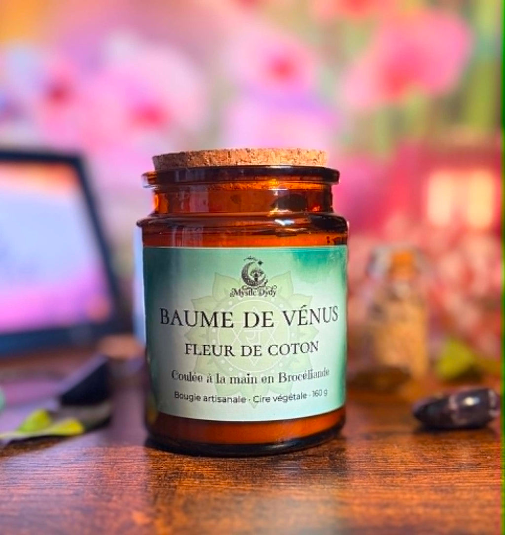 Bougie Baume de Vénus · Fleur de Coton