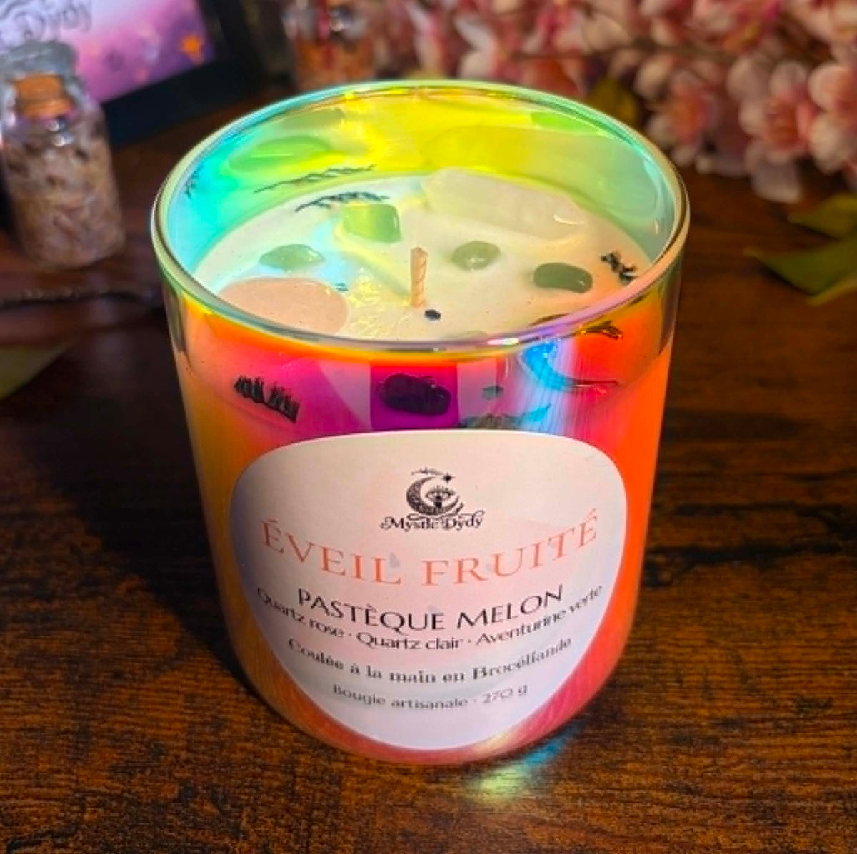 Bougie Eveil Fruité · Pastèque Melon - Mystic Dydy